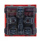 Priza Schuko protectie copii 2M 16A rosu Moda Voice – ELBI