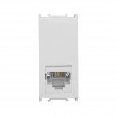 Priza telefon RJ11, 1M, alb