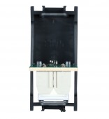 Priza telefon RJ11, 1M, negru