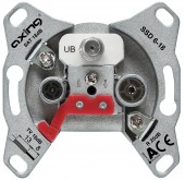 Priza trec.3port. Unicable 18dB,Cl.A,fara rama,SSD 6-18