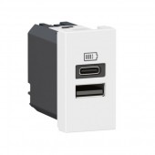 Priza USB 1M alb Mosaic – LEGRAND | 077670l