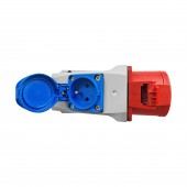 Prize CEE combinate, montaj mural, 16A 400V IP44, precablate