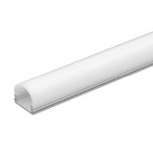 Profil aluminiu semirotund APN213 cu dispersor opal, lungime 2 m