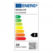 Proiector LED SMD Slim 20W CW Negru