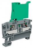 Push-in Terminal with Fuse holder, 1-level, 4mm², grey