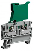 Push-in Terminal with Fuse holder, 1-level, 4mm², grey