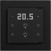 Pushbutton 6-gang,2x temp.disp.,4x light,I/O,climate/CO2