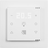 Pushbutton 6-gang,2xtemp.disp.,2xlight,2xshutter,climate/CO2