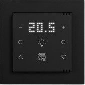 Pushbutton 6-gang,2xtemp.disp.,2xlight,2xshutter,climate/CO2