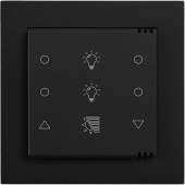 Pushbutton 6-gang,4x Light,2x blinds,I/O,Climate&CO2-control