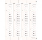 PVC label 4x15mm, white, for SmartPrintPlus