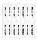 PVC label 55x12mm, white, for cable ties, for SmartPrintPlus