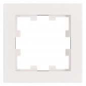 Rama 1 aparat, Design CUBIC, alb