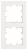 Rama 2 aparate, Design CUBIC, alb