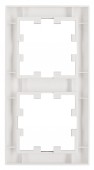 Rama 2 aparate, Design CUBIC, alb