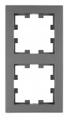 Rama 2 aparate, Design CUBIC, antracit