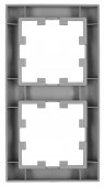 Rama 2 aparate, Design CUBIC, antracit
