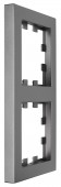 Rama 2 aparate, Design CUBIC, antracit