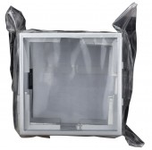 Rama adaptoare de la 50x50mm la 55x55mm, argintiu