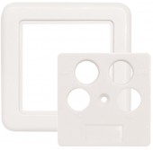 Rama alba 4port.75x75mm pt.HSATD4A,SZU 2-14