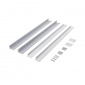 Rama alba panou LED 595×595x72 mm