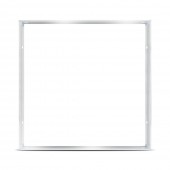 Rama Aluminiu Argintiu Panou LED Slim 295x295x43mm - NOVELITE
