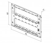 Rama de montaj fara ghiare 2x7M