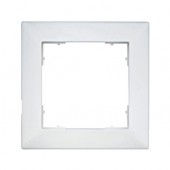 Rama pentru 1 aparat cu dimensiuni de 55x55mm, alba