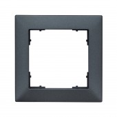 Rama pentru 1 aparat cu dimensiuni de 55x55mm, antracit
