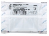 Rama pentru 1 aparat cu dimensiuni de 55x55mm, argintie