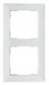Rama pentru 2 aparate cu dimensiuni de 55x55mm, alba