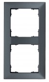Rama pentru 2 aparate cu dimensiuni de 55x55mm, antracit