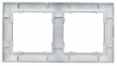 Rama pentru 2 aparate cu dimensiuni de 55x55mm, antracit