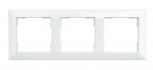 Rama pentru 3 aparate cu dimensiuni de 55x55mm, alba