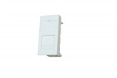 Rama simpla 45x22,5 dreapta pentru 1 modul RJ45