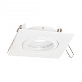 Rama spot Azer GU10 85X85mm, alb, Metsan