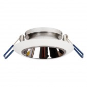 Rama spot Draco GU10 87X85mm, alb refl planitnum, Metsan