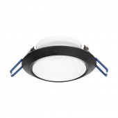 Rama spot Draco GU10 87X85mm, negru refl alb, Metsan