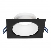 Rama spot Leo GU10 87X85mm, negru, Metsan