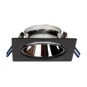 Rama spot Leo GU10 87X85mm, negru, Metsan