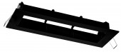 Recessed frame black for emergency luminaires design K9
