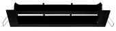 Recessed frame black for emergency luminaires design K9