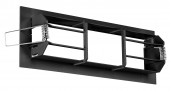 Recessed frame black for emergency luminaires design K9