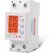 RELEU  DIGITAL DE PROTECTIE TENSIUNE PROGRAMABIL INTRE 1-80A, 220V, REC. AUTOMATA, SVP-977