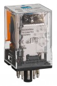 Releu brosabil, 11 pini, 3 CC, 220V c.c., 10A