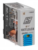 Releu industrial ingust, 1CC, 24Vc.c., 10A, LED+dioda prot
