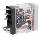 Releu industrial ingust, 1CC, 24Vc.c., 10A, LED+dioda prot