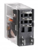 Releu industrial ingust, 1CC, 24Vc.c., 10A, LED+dioda prot