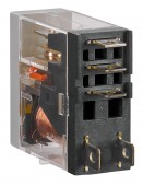 Releu industrial ingust, 1CC, 24Vc.c., 10A, LED+dioda prot