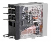 Releu industrial ingust, 2CC, 230V c.a., 5A, LED